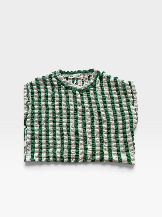 GREEN/WHITE ENTRO TOP L
