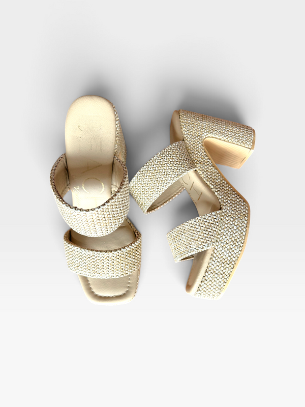 TAN BEACH BY MATISSE HEELS 7
