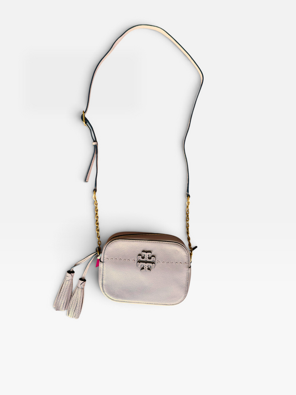 LIGHT PINK TORY BURCH CROSS BODY PURSE (ORG. $298)