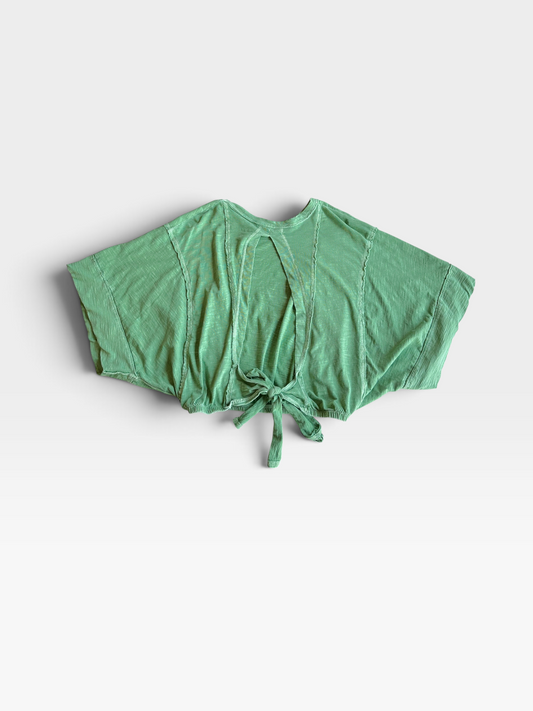 GREEN PILCRO TOP XS