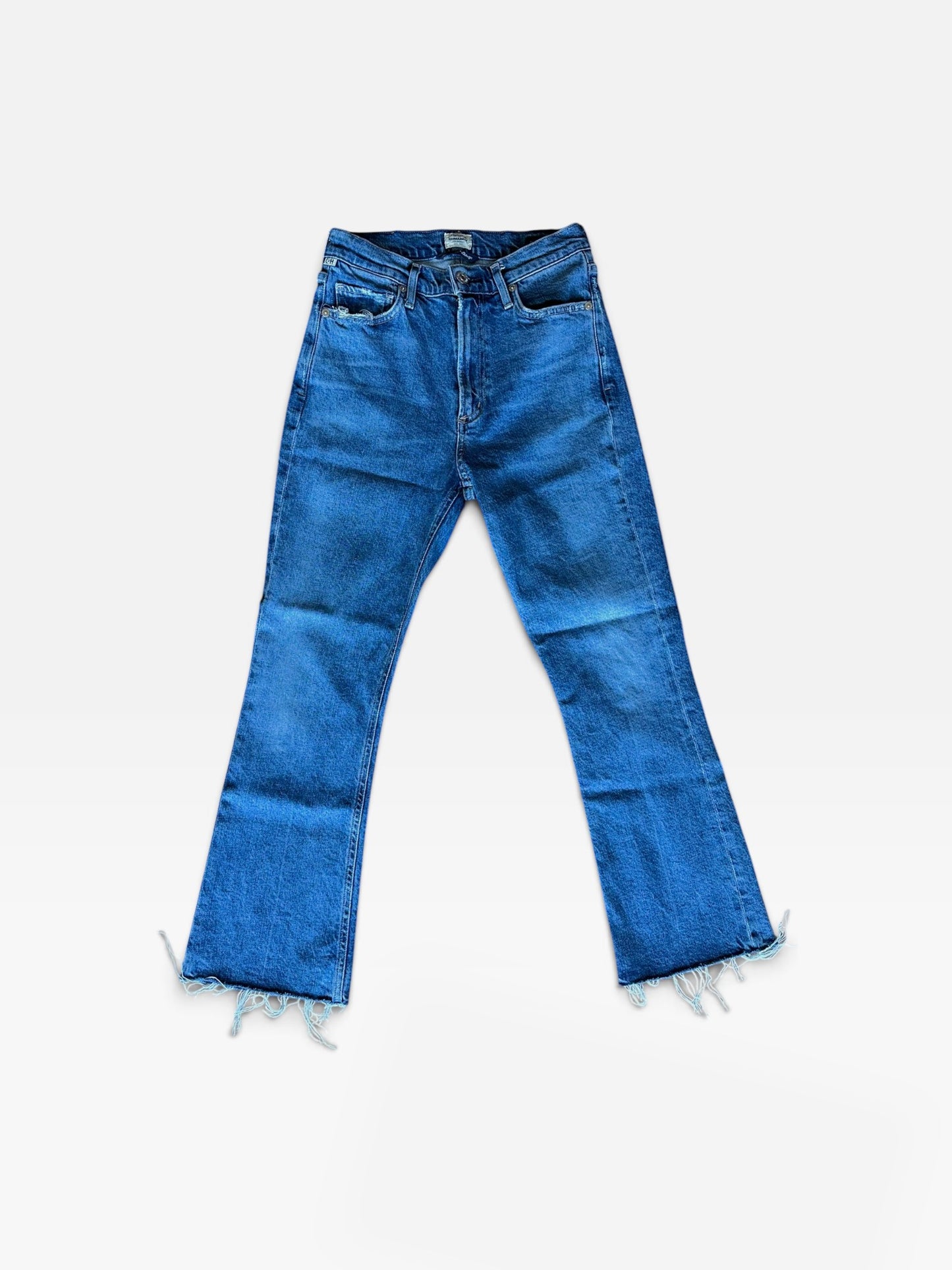 CITIZENS OF HUMANITY DEMY CROPPED FLARE JEANS (ORG. $238) 24