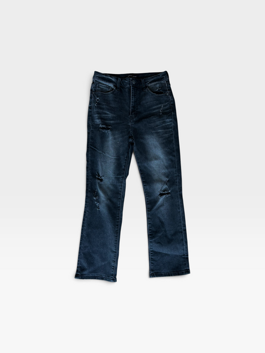 BLACK RISEN PANTS 28
