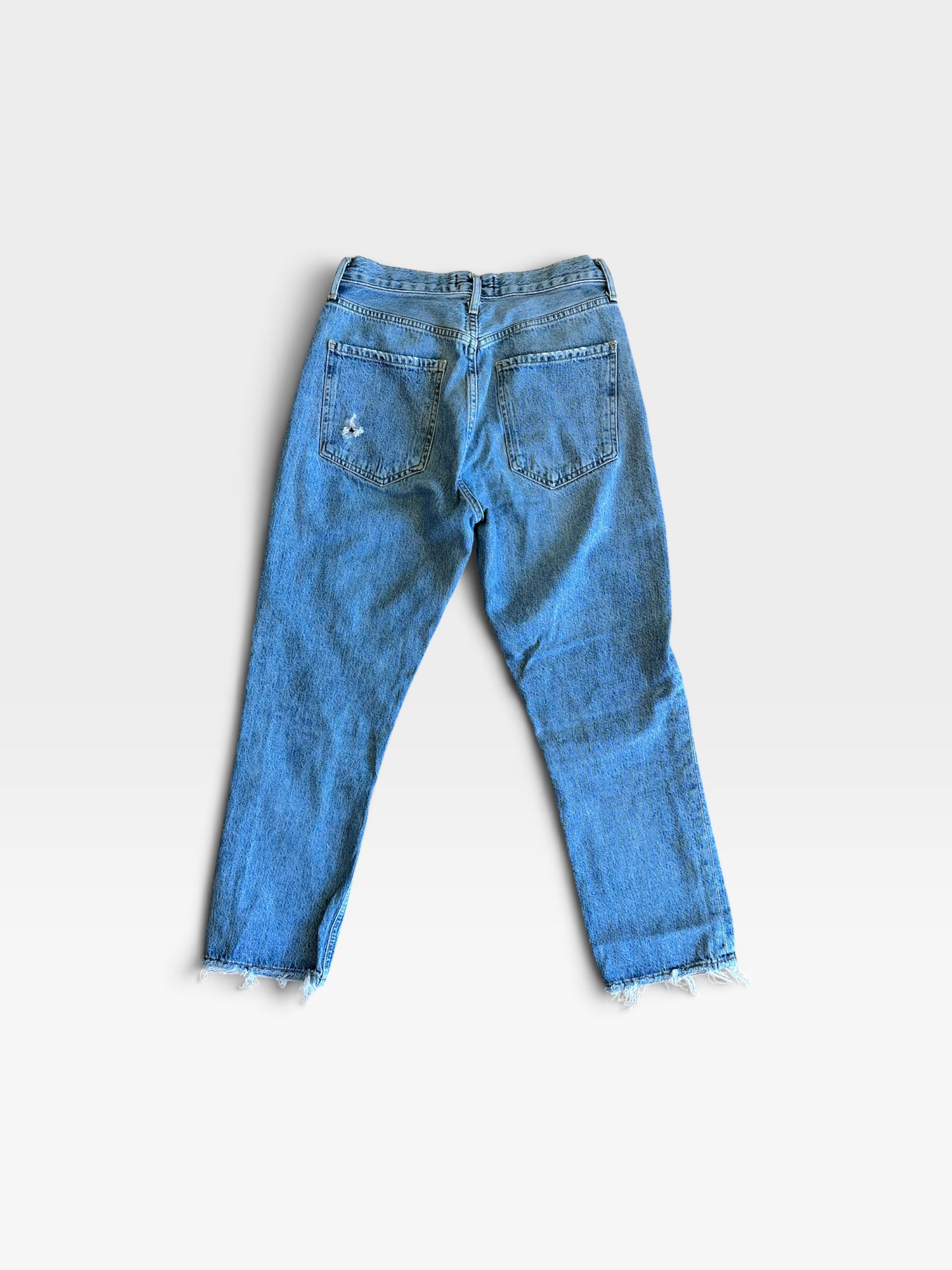 DENIM AGOLDE STRAIGHT CROP JEANS (ORG. $188) 27