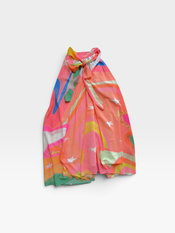 COLORFUL AURA DRESS SMALL