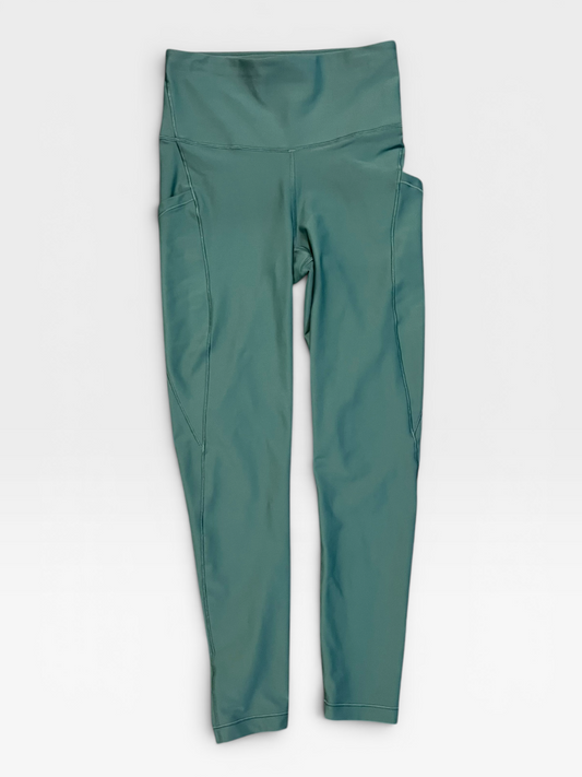 GREEN ATHLETA LEGGINGS XXS