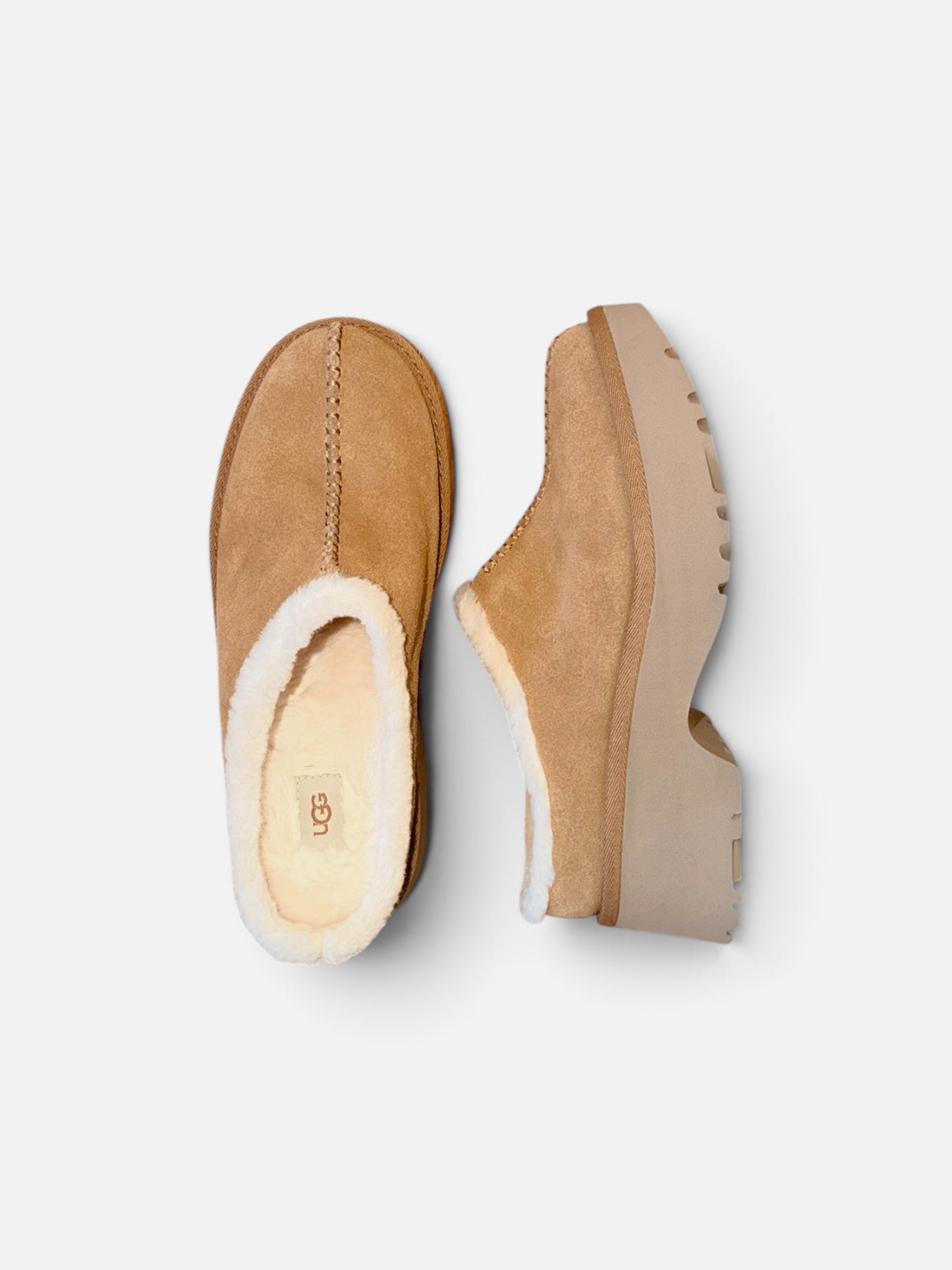 TAN UGG MOCCASIN SLIPPER (ORG. $110) 9