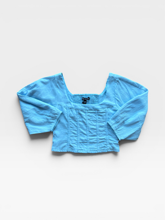 BLUE STEVE MADDEN TOP (NWT) XS