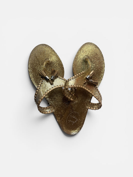 GOLD JACK ROGERS SHOES 8