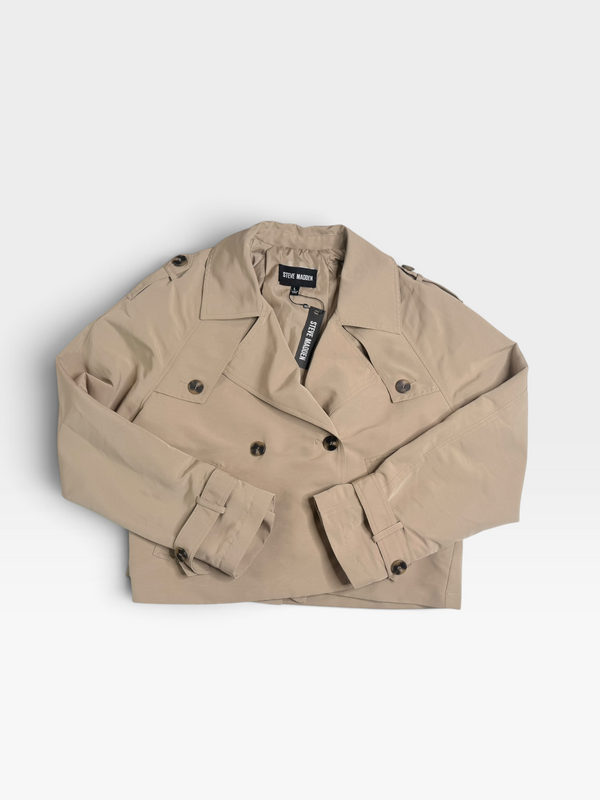 TAN STEVE MADDEN JACKET (NWT $109) L