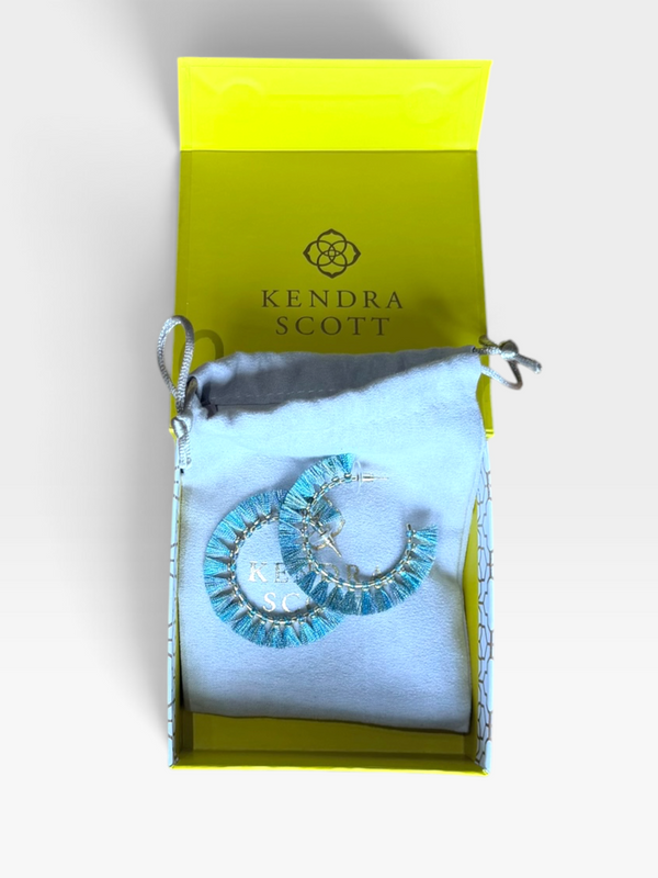 BLUE KENDRA SCOTT EARRINGS
