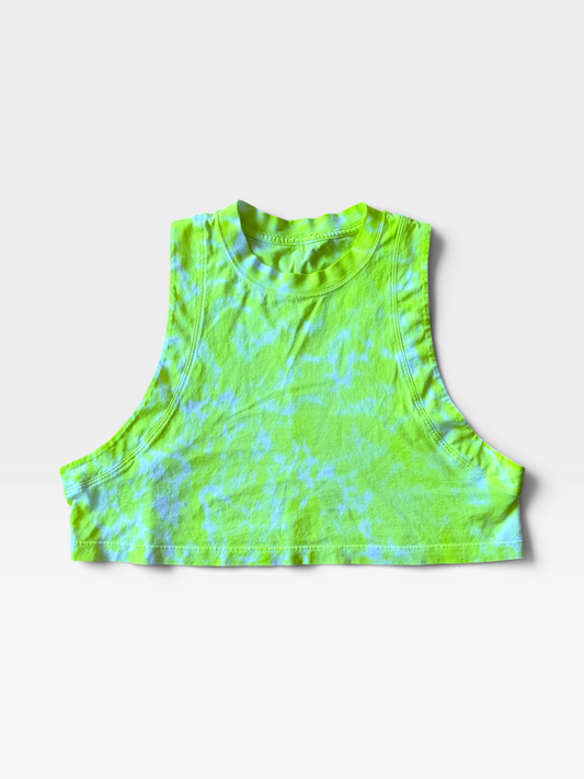 LIME TIE DYE LULULEMON TANK 2