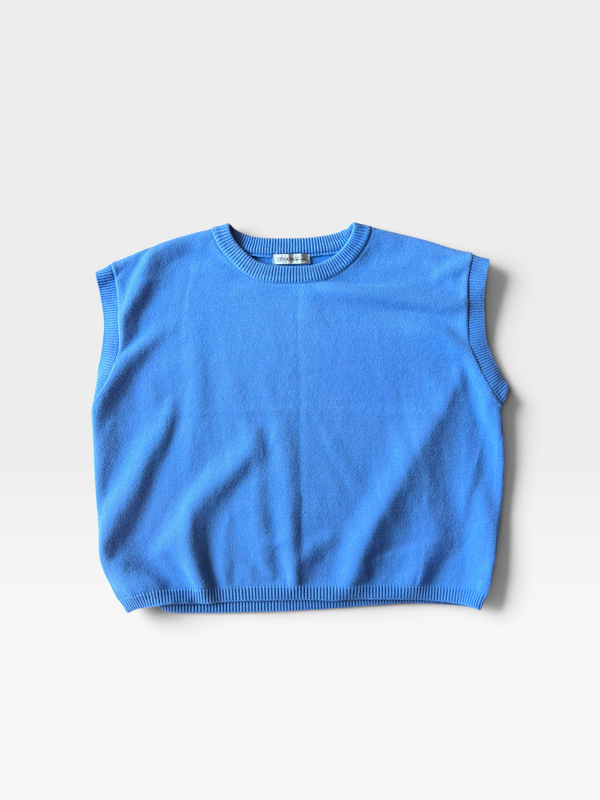 BLUE ZENANA SWEATER TOP L/XL