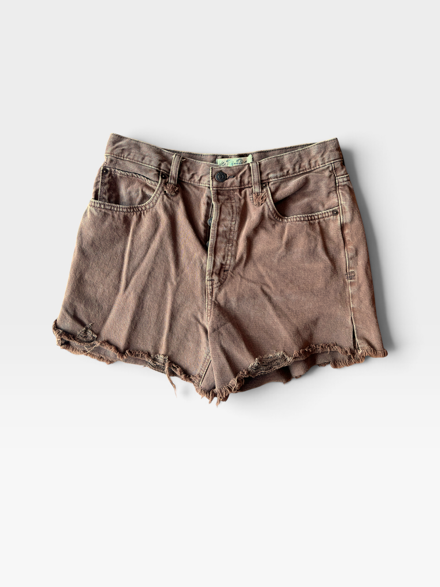 BROWN FREE PEOPLE SHORTS 28