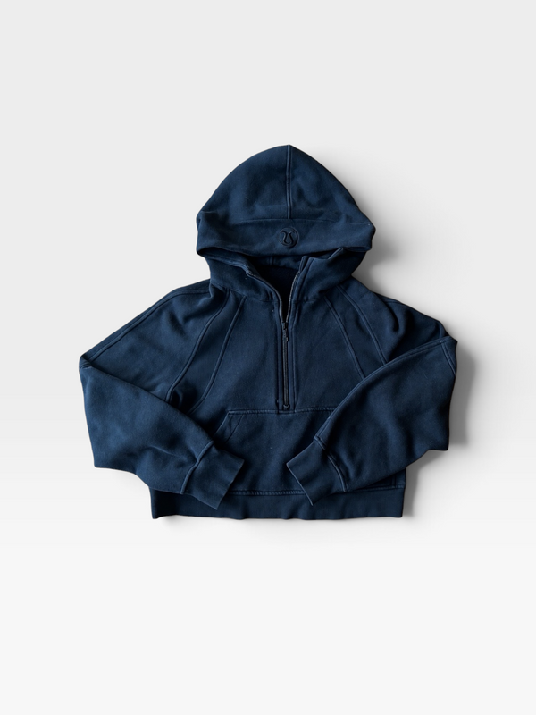 BLACK LULULEMON SCUBA XS/S