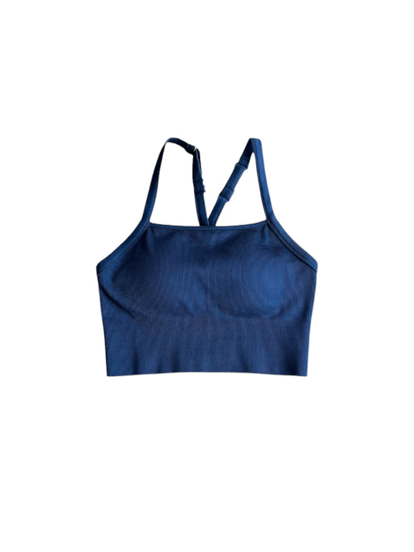 NAVY YOGALICIOUS TANK M