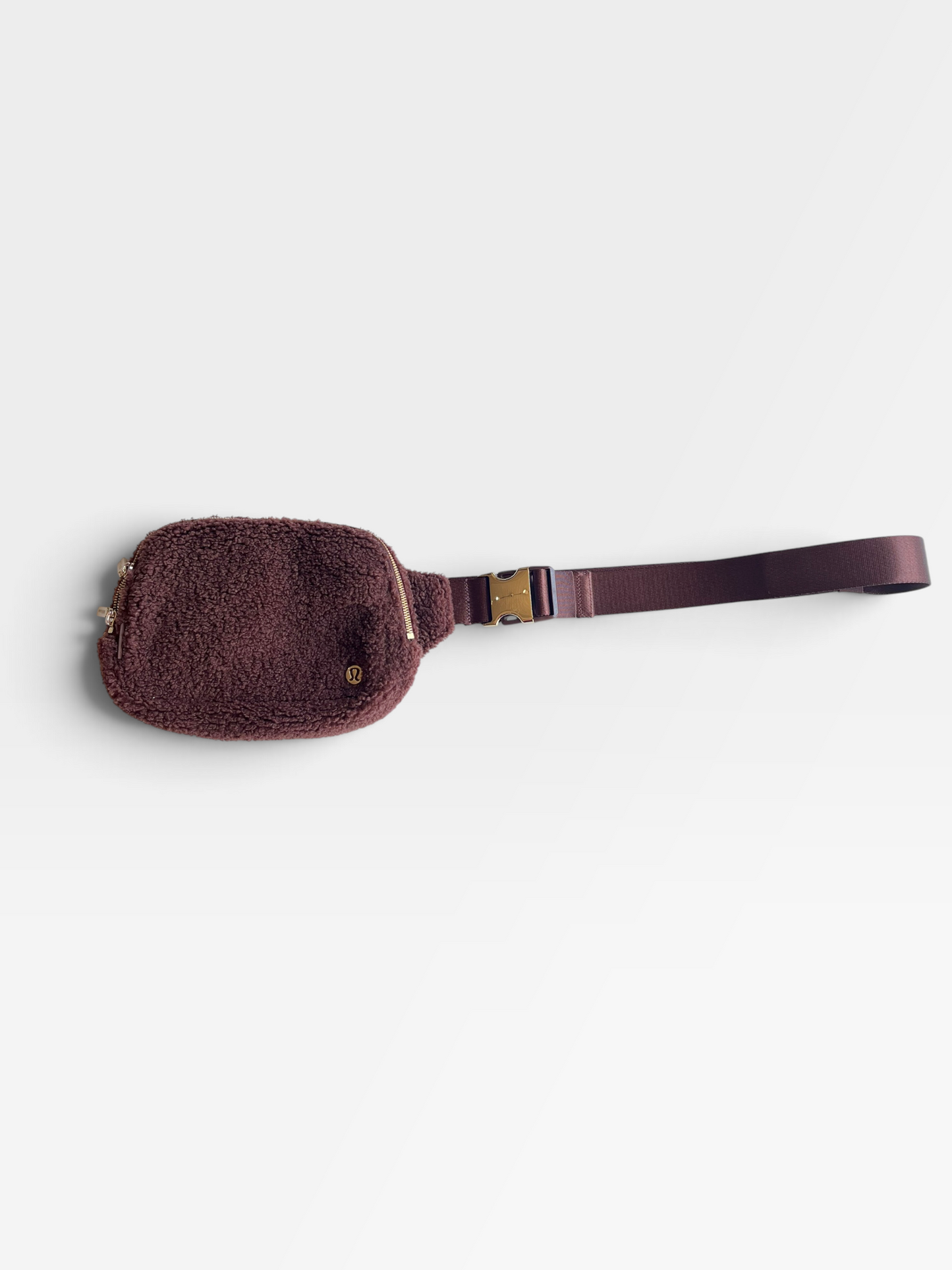 BROWN LULULLEMON SHERPA BELT BAG