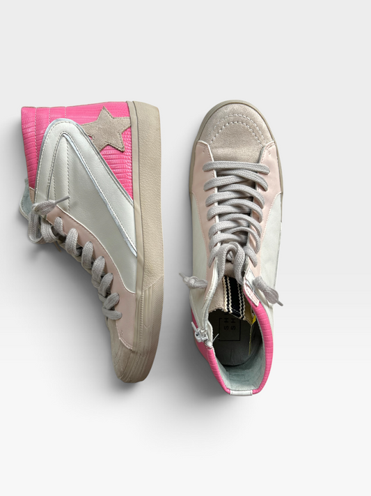 PINK SHU SHOP HIGH TOPS SHOES 9