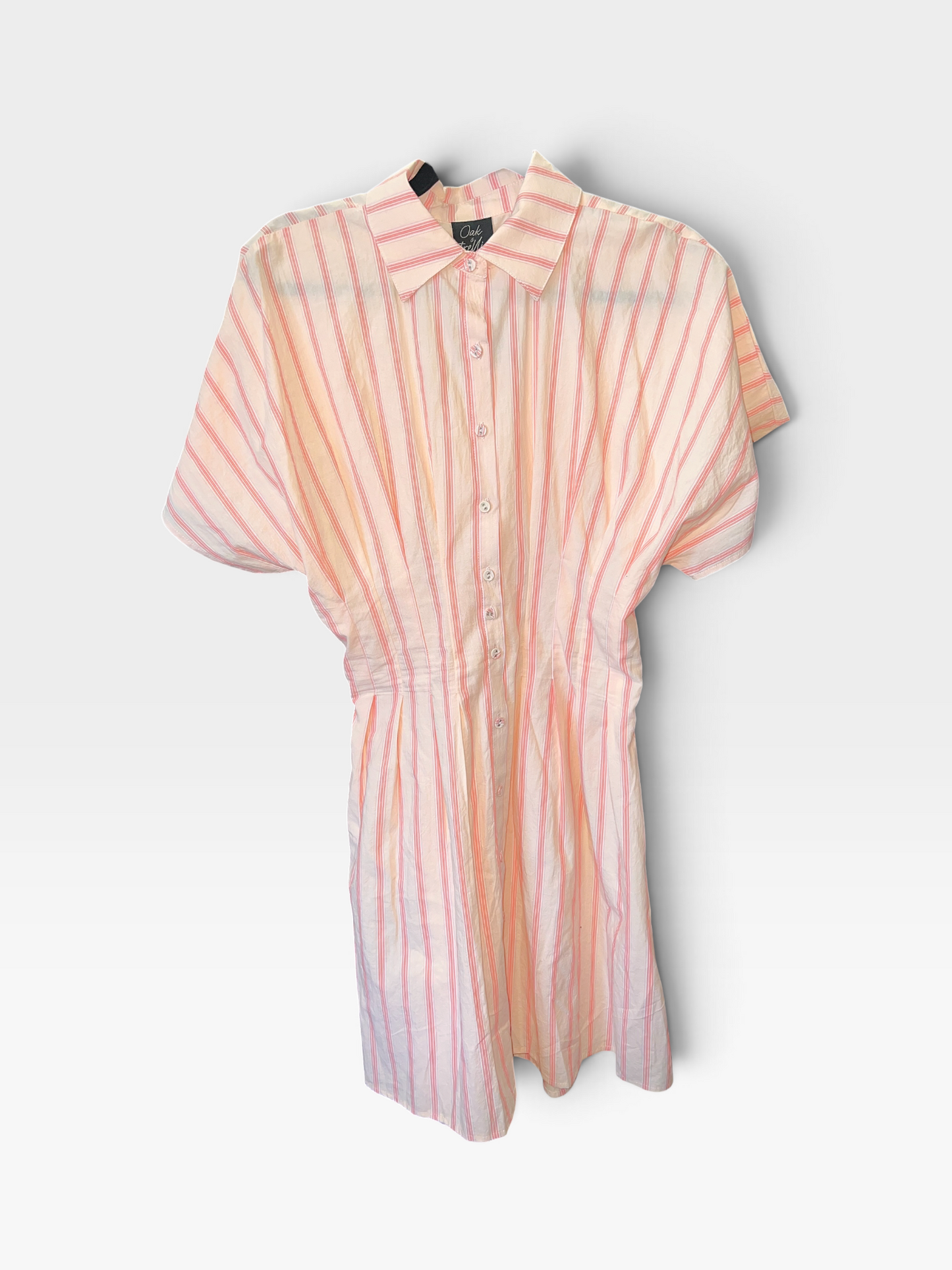 PINK/WHITE OAK & TRELLIS DRESS S