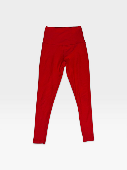 RED BEYOND YOGA LEGGINGS XS