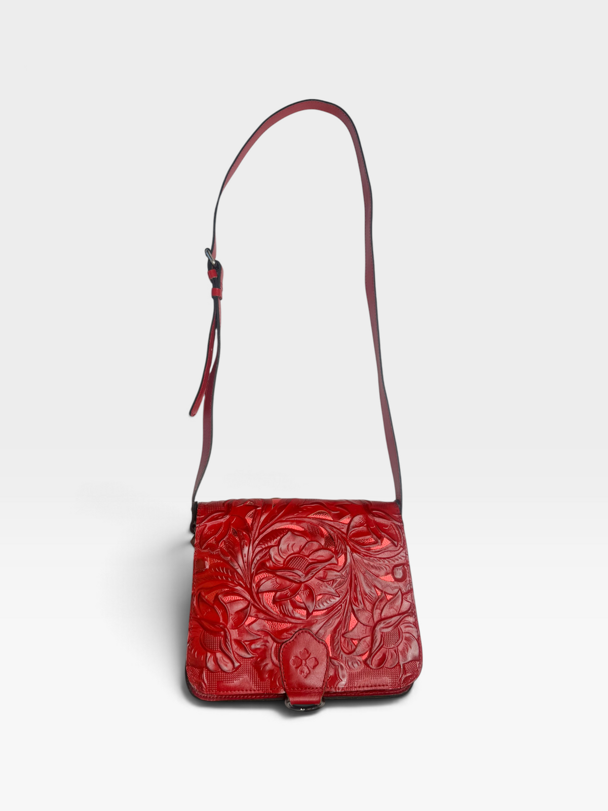 RED/PAPAYA PATRICIA NASH PURSE