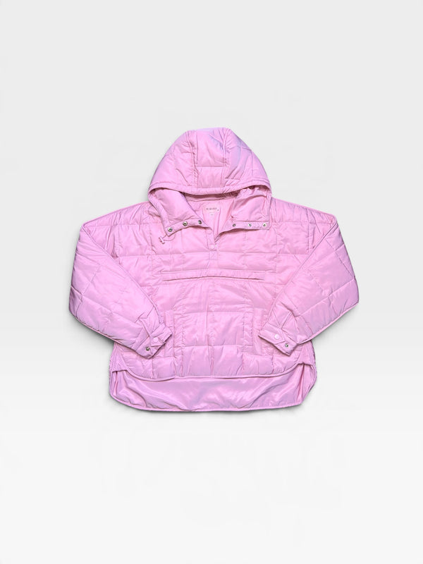 LIGHT PINK AS REVIVAL PUFFER PULLOVER (NWT) XS