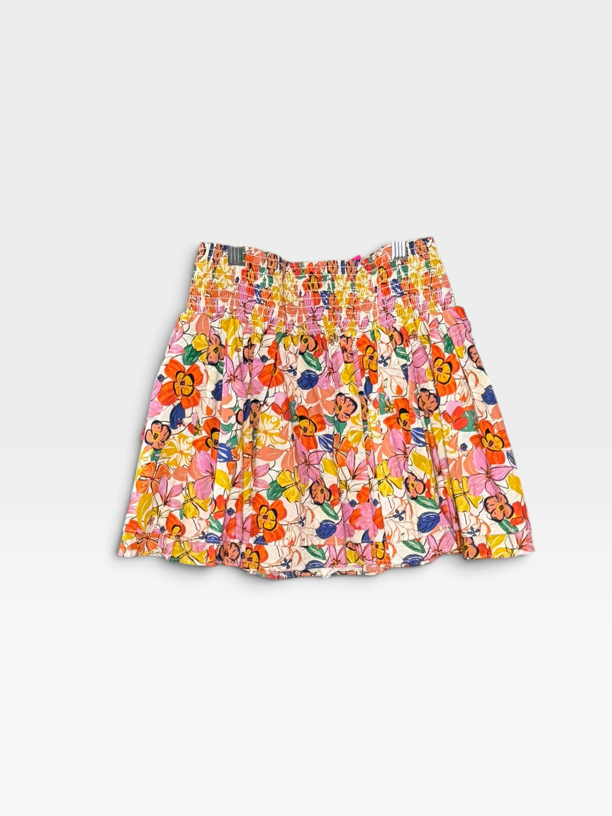 COLORFUL ENDLESS ROSE COTTON FLORAL MINI SKORT XS