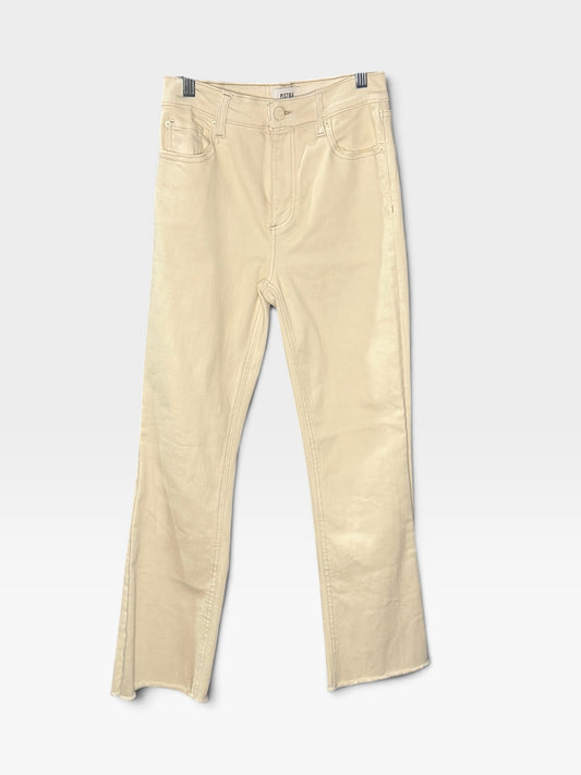 CREAM PISTOLA LENNON HIGH RISE CROP BOOT JEANS 25