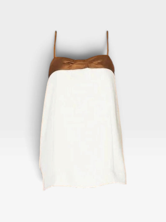 CREAM/BROWN FREE PEOPLE VERANO MINI (NWT $148) | S