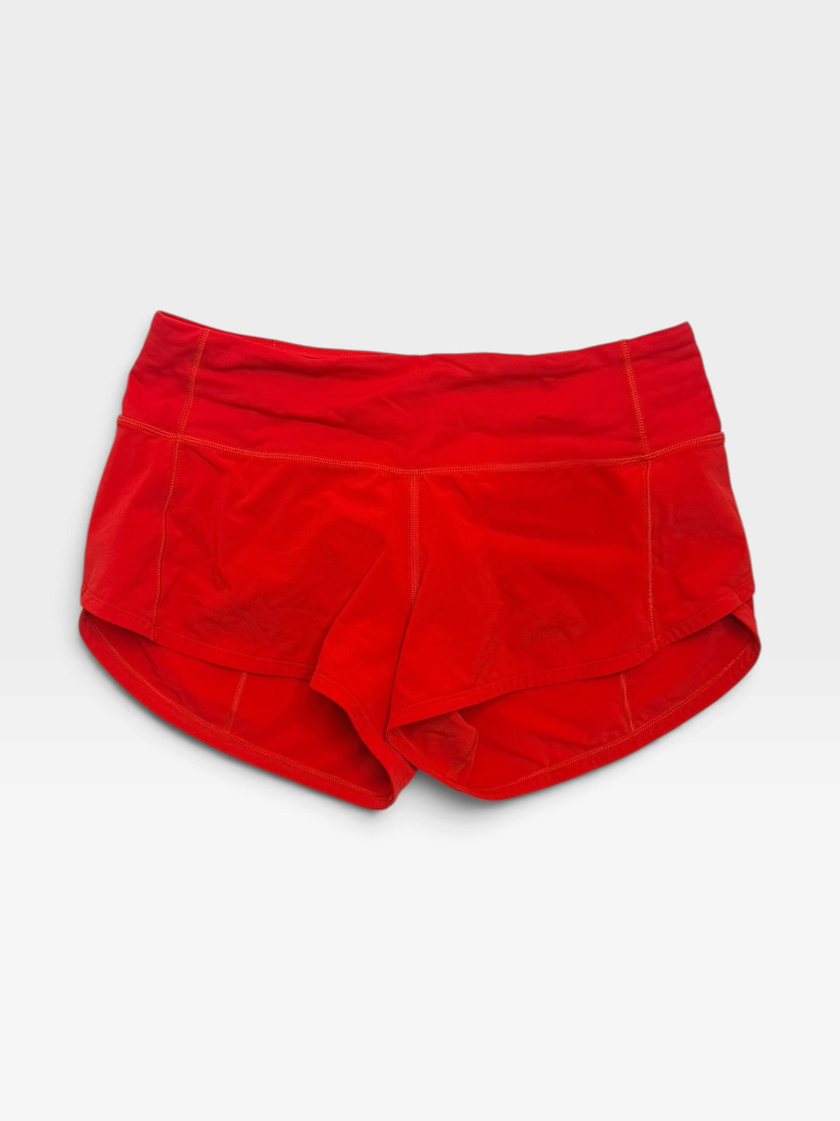 RED LULULEMON SHORTS 2