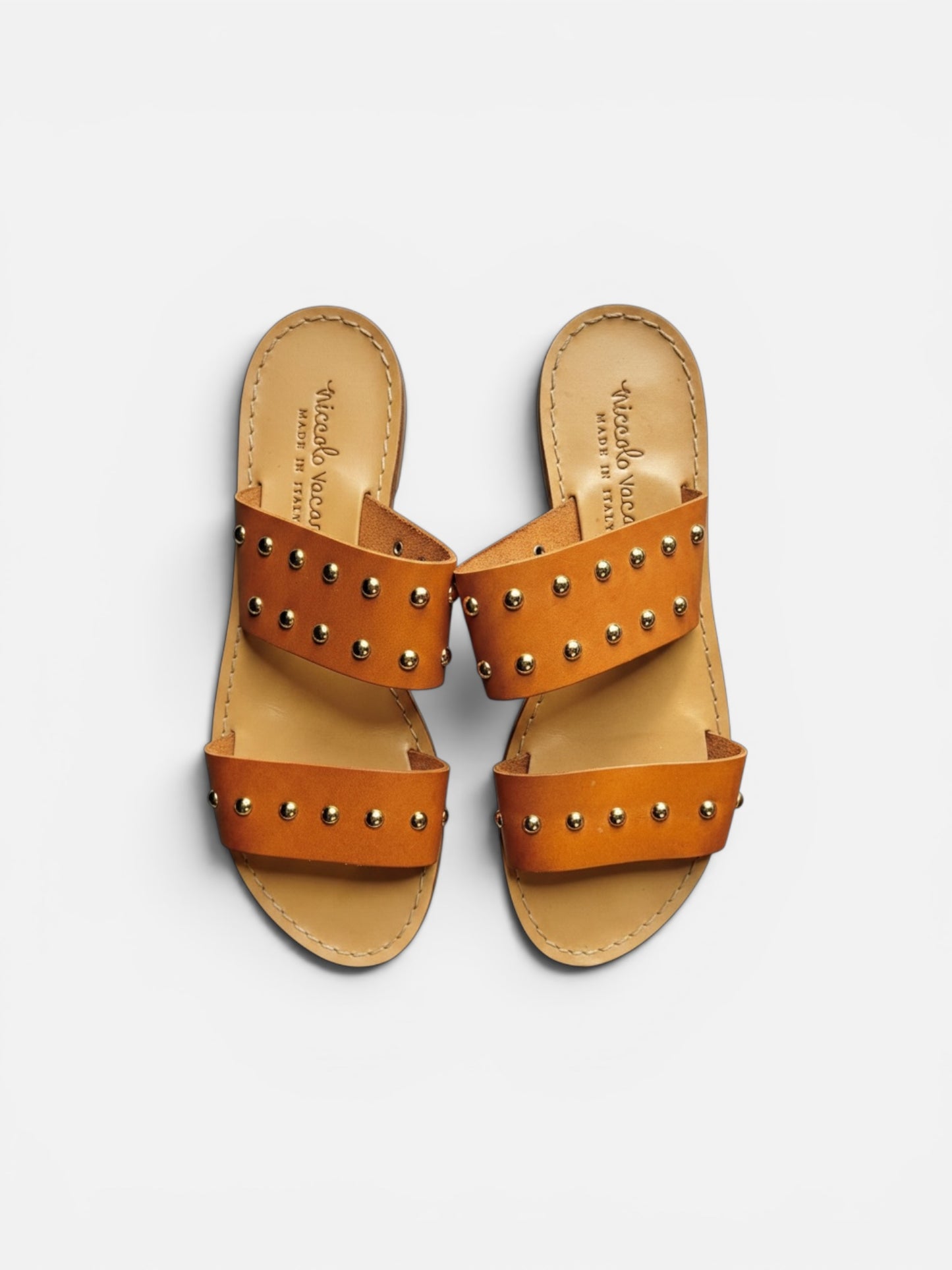TAN NICCOLO VACCAI SHOES 7.5