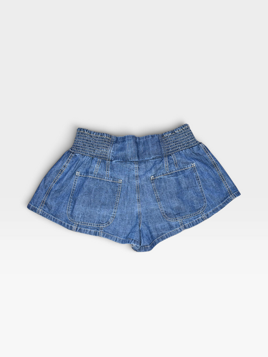 DENIM FREE PEOPLE LUNA PULL-ON SHORTS (ORG. $78) | S
