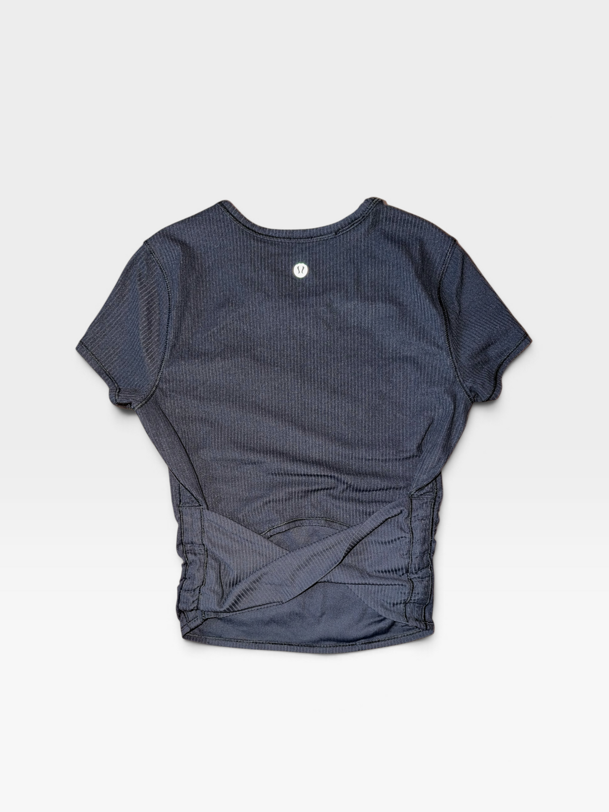 BLACK LULULEMON CROSS TOP 2