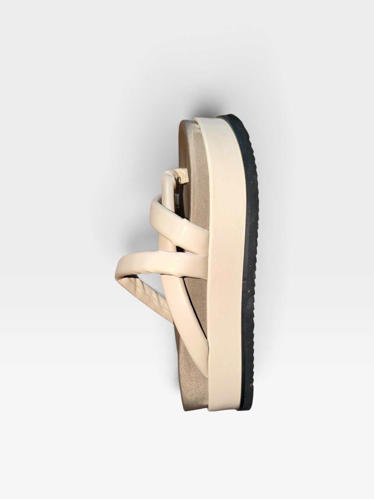 CREAM ROAM LINKY PLATFORM SANDALS (ORG. $180) | 8