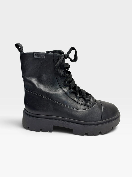 BLACK SCHUTZ BOOTS 8