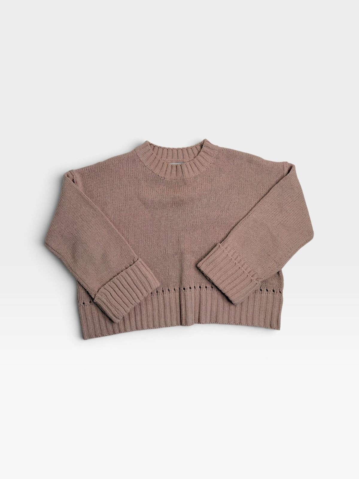 MAUVE SHE + SKY SWEATER | S