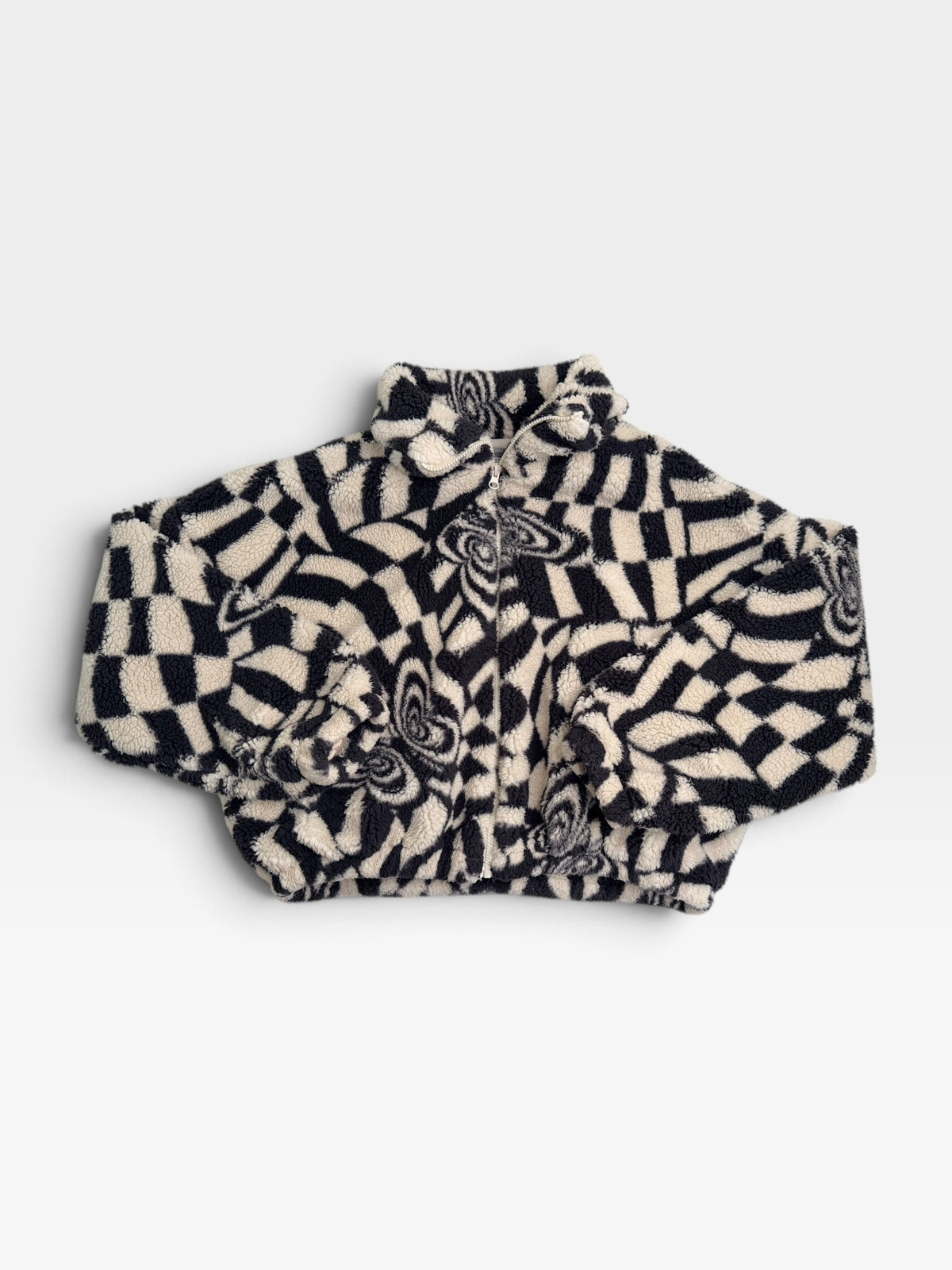 BLACK/CREAM URBAN OUTFITTERS JACKET M