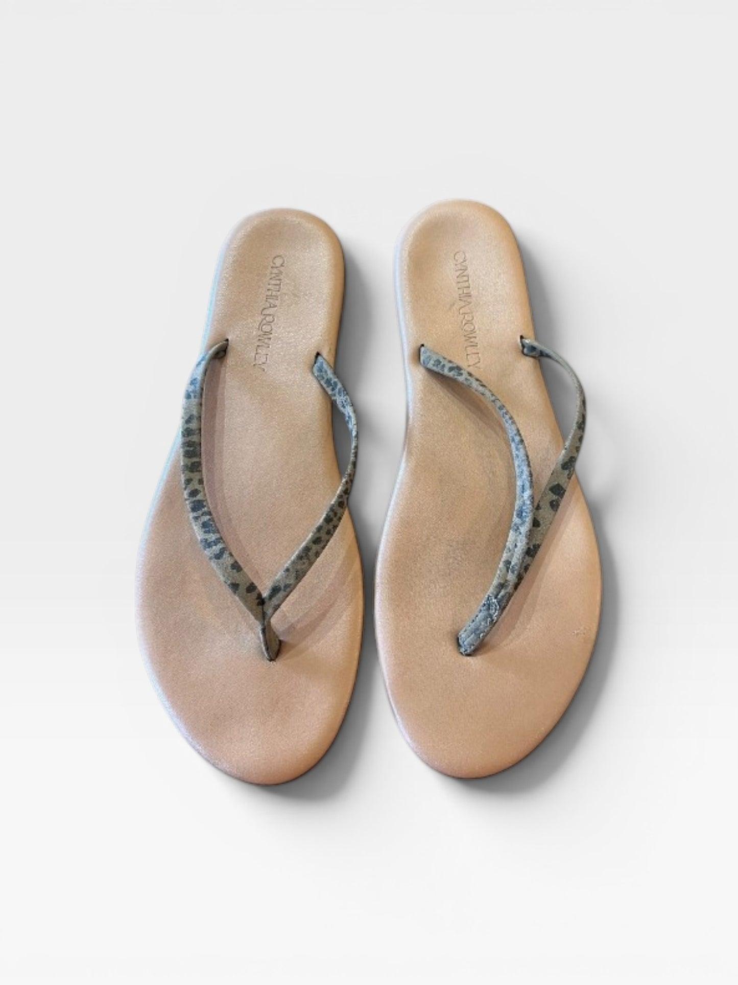 CHEETAH CYNTHIA ROWLEY FLIPFLOP 9